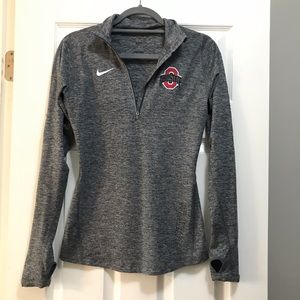 nike ohio state 1/4 zip